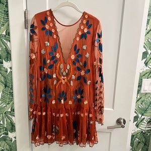 Free People Embroidered Dress